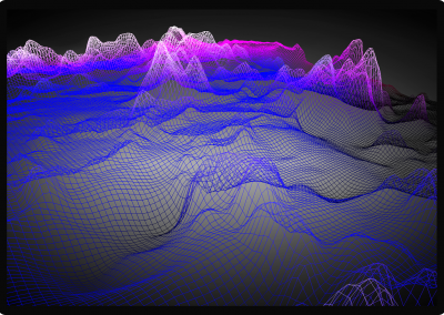 LightningChart WPF Large-Surface example